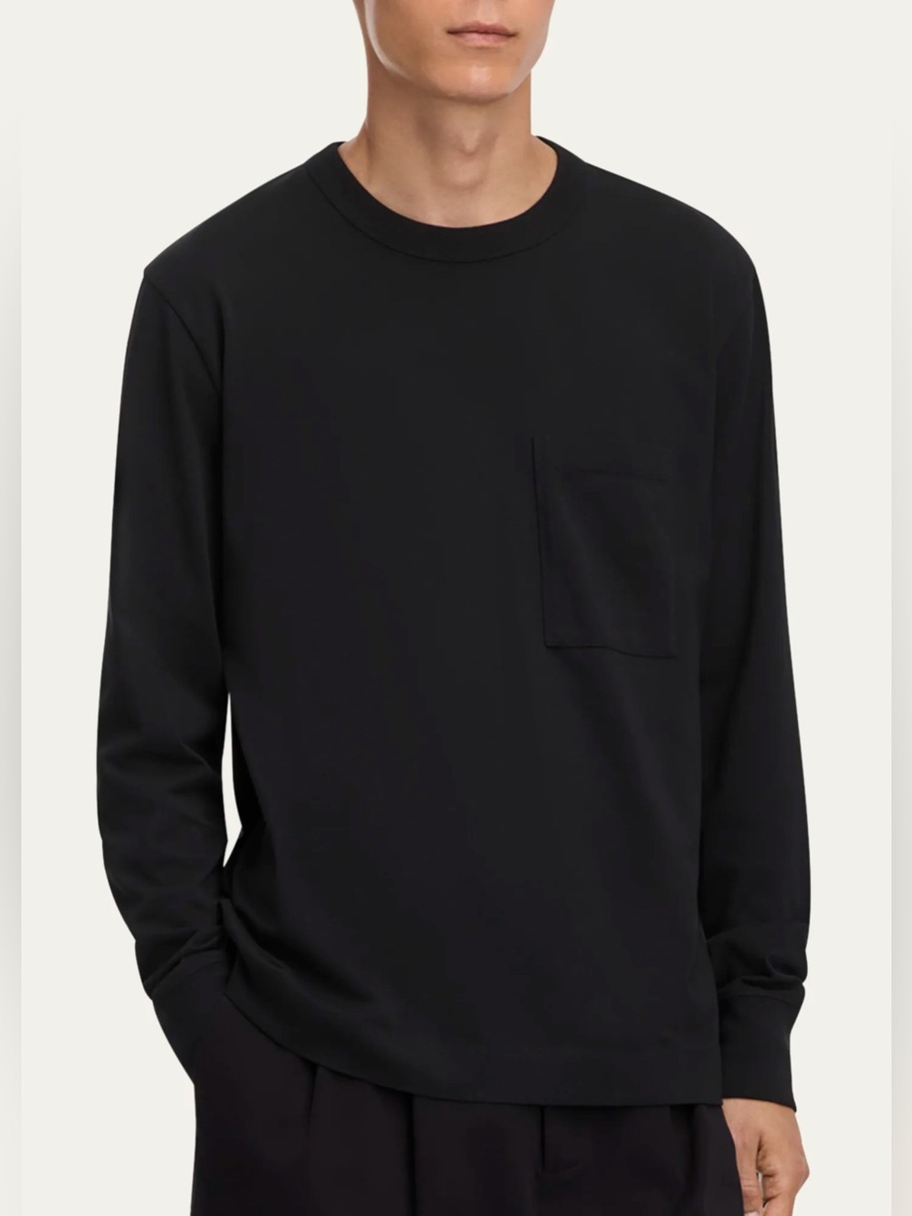 Canada Goose Men's Long-Sleeve Pocket Tee Black‎ Size XS